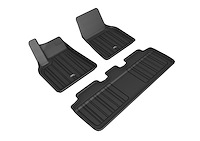 E1TL02701809 ELITECT Floor Mat Fits Select Tesla Y, Front & Rear [Black]