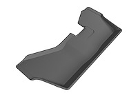 L1AC00631509 KAGU Floor Mat Fits Select Acura MDX, 1-Piece, Third Row [Black]