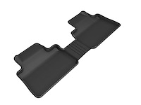 L1AD05921509 KAGU Floor Mat Fits Select Audi e-tron Quattro; Audi e-tron Sportback; Audi e-tron S, 1-Piece, 2nd Row/Rear [Black]