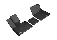 L1BM09411509 KAGU Floor Mat Set for 2014-2021 BMW i3; 2020 BMW i3s, 3-Piece, Front [Black]