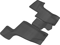 L1MB03931509 KAGU Floor Mat Set Fits Select Mercedes-Benz GL/GL AMG, 3-Piece, Third Row [Black]