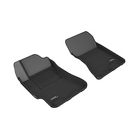 L1SB01011509 KAGU Floor Mat Set Fits Select Subaru Impreza, 2-Piece, Front [Black]
