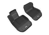 L1TY25811509 KAGU Floor Mat Set Fits Select BMW Z4; Toyota GR Supra, 2-Piece, Front/Waterproof [Black]