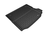 M1BM0921309 Cargo Liner Fits Select BMW X3, 1-Piece, Cross Fold/w/o Cargo Tie Down Rails [Kagu-Black]
