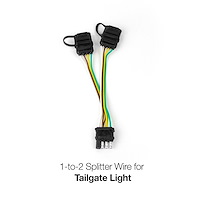 XK041018-SPLIT 1-to-2 Splitter Wire, for Tailgate Light, Universal Fit