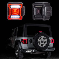XK041027 LED Taillight, w/ Smoked Lens, Universal Fit