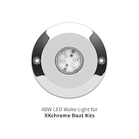 XK075001 Round Surface Mount Marine IP-68 Underwater Light, 48 W, Universal Fit