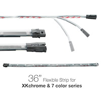XK-4P-S-36 36 in. Multi-Color Flexible Strip, for XKCHROME & 7-Color Series, Universal Fit