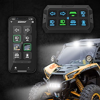 XK-CMD-KIT XKcommand Bluetooth Switch Panel, For 12 V Accessory Offroad Lights, Universal Fit