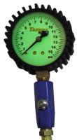 2.5" Glow-in-the-Dark Tire Gauge 15 psi