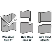 1/8" Wire Bead Roll Set Steel
