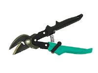 High Capacity Offset Snips Green Handle