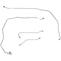 Front Brake Line Kit for 1955 Chevy Bel Air [Galfan-Coated Steel]