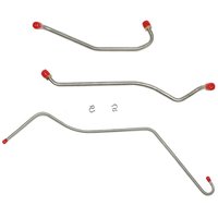 Fuel Line for 1969 Chevy Bel Air, Biscayne, Impala, Chevelle, El Camino, Caprice, 396/427 [Galfan-Coated Steel]