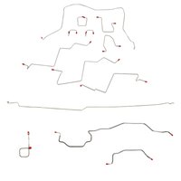 Complete Brake Line Kit for 1998-2001 Dodge Ram 3500 [Galfan-Coated Steel]