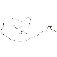 Front Brake Line Kit for 1967 Chevy Malibu, Chevelle, SS, El Camino SS, (Super Sport ONLY) [Galfan-Coated Steel]
