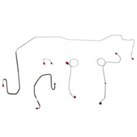 Front Brake Line Kit for 1970-1971 Dodge Challenger & Plymouth Barracuda [Galfan-Coated Steel]