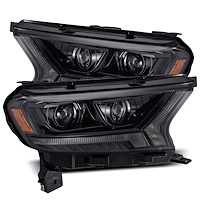 880121 Luxx-Series LED Projector Headlights for 2019-2022 Ford Ranger - Alpha-Black