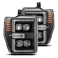 880310 NOVA-Series LED Projector Headlights for 2008-2010 Ford F-250/F-350/F-450/F-550 - Black