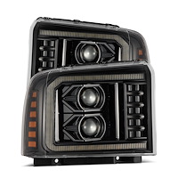 880316 PRO-Series Projector headlights for 2005-2007 Ford F-250/F-350/F-450 - Alpha-Black