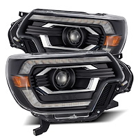 880751 Luxx-Series LED Projector Headlights for 2012-2015 Toyota Tacoma - Black