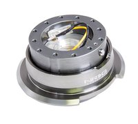 Generation 2.8 Quick Release Steering Wheel Hub Gun Metal Body & Diamond Cut Gun Metal Ring