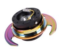 Generation 3.0 Quick Release Steering Wheel Hub Black Body & Neo-Chrome Ring