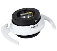 Generation 4.0 Quick Release Steering Wheel Hub - Black Body with White Ring