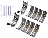 BC410J.50 Main Bearing Set for 1995-2009 Chrysler, Dodge 2.4L [0.50 mm Undersize]