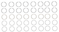 C10218-STD Piston Ring Set for 1996-2009 Isuzu, Cadillac, Chevrolet, GMC 5.7L, 6.0L [Standard Size]
