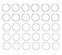C37796-STD Piston Ring Set for 2011-2020 Chrysler, Dodge 3.6L [Standard Size]