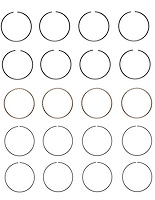 C87544-100 Piston Ring Set for 1992-2003 Chrysler, Dodge, Jeep, Plymouth 2.2L, 2.4L [+0.100 in. Oversize]