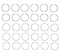 C91166-STD Piston Ring Set for 1992-2005 Chrysler, Dodge 3.0L [Standard Size]