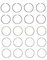 C92024-.75 Piston Ring Set for 1981-1984 Toyota 2.4L [0.75 mm Undersize]