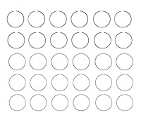 C96006-100 Piston Ring Set for 1991-2000 Chrysler, Dodge, Plymouth 3.5L, 3.8L [+0.100 in. Oversize]