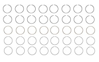 C96008-STD Piston Ring Set for 1999-2016 Isuzu, Buick, Cadillac, Chevrolet 4.8L, 5.3L [Standard Size]