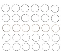C96126-100 Piston Ring Set for 1995-2003 Buick, Chevrolet, Oldsmobile, Pontiac 3.8L [+0.100 in. Oversize]