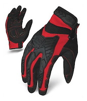KS-GLOVE-L Knuckle Saver Gloves [Large, 1 Pack, Red/Black]