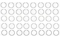 M40718-STD Piston Ring Set for 2009-2014 Chevrolet 6.2L [Standard Size]