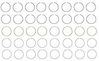 M43638-030 Piston Ring Set for 1980-1992 Ford 7.0L [+0.030 in. Oversize]
