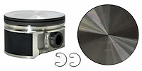 P3055(6).75 Coated Piston for 1998-2010 Chrysler, Dodge 2.7L [0.75 mm Undersize]