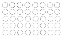 S39148-.50 Piston Ring Set for 2009-2021 Chrysler, Dodge 5.7L [0.50 mm Undersize]