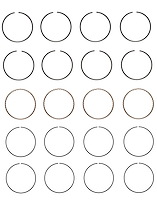 S79134-STD Piston Ring Set for 1999-2007 Daewoo, Chevrolet 1.6L [Standard Size]