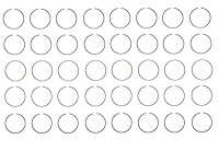 S93138-STD Piston Ring Set for 2000-2007 Dodge 4.7L [Standard Size]