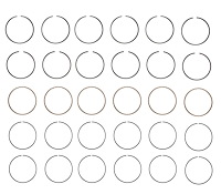 S94136-STD Piston Ring Set for 2005-2018 Lexus, Toyota 3.5L [Standard Size]
