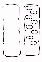 VCCR5.7-A Oil Pan / Valve Cover Gasket Set for 2003-2021 Chrysler, Dodge 5.7L, 6.1L