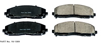 Z16 Evolution Brake Pads for 2018 Jeep Wrangler JL Rubicon