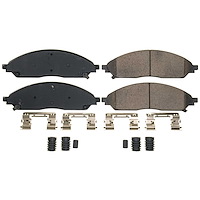 17-2402 Front Z17 Low-Dust Ceramic Brake Pads w/Hardware
