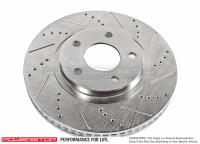Extreme Performance Drilled And Slotted Brake Rotor Fits Select Late Model Chevrolet and GMC Truck [Rear Right/Passenger Side]