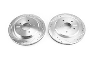 Power Stop Drilled and Slotted Brake Rotors